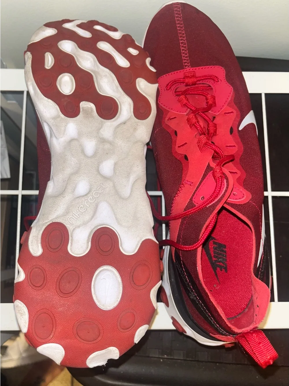 Nike Red Athletic Sneakers